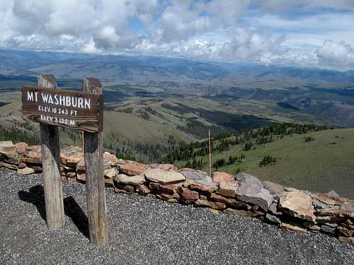 Mt. Washburn summit