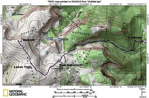 Big Springs Route to W Mountain Route