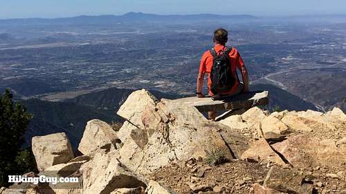 Cris Hazzard on San Bernardino peak hike