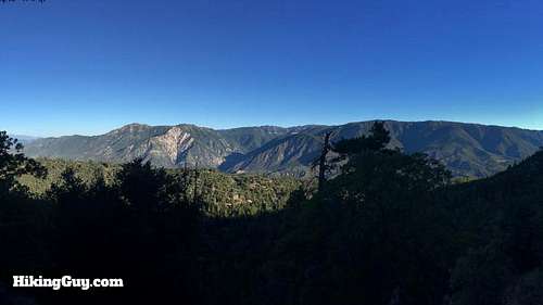 Views while Hiking San Bernardino Peak