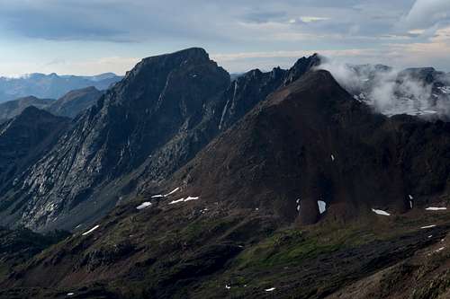 Summit View-- Wolf Mountain and Sawtooth Pinnacles