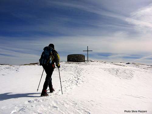Summit of Monte Stivo in early spring