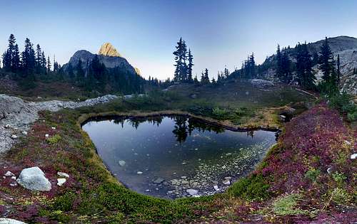 Cathedral Rock and Tarn