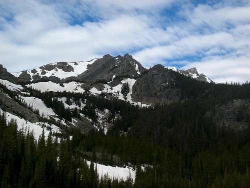 Looking up the valley above Ram Lake