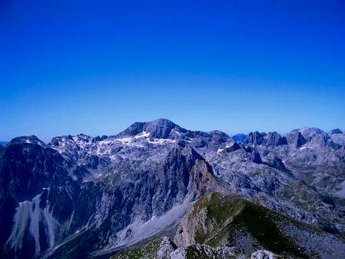 View to central massif of...