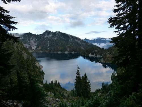 First View of Snow Lake