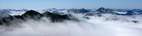 Alpine Lakes Peaks in the Clouds