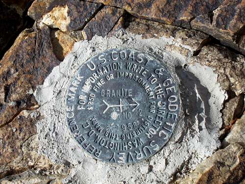 Granite Peak Witness marker