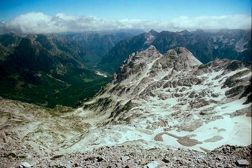 View to massif and Valbona...