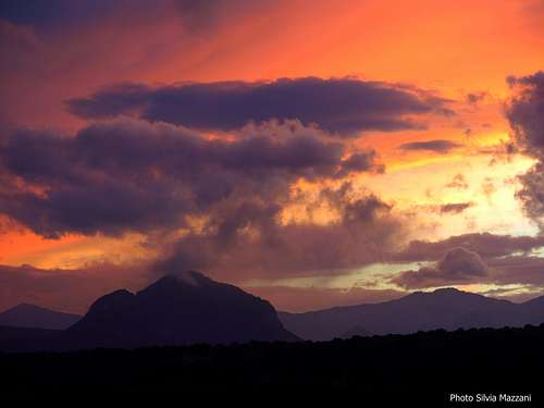 Supramonte sundown, Sardinia