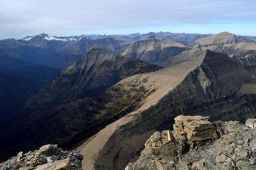 Summit views to NW