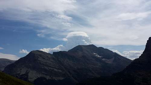 Thompson Creek Fire from Mt Henkel