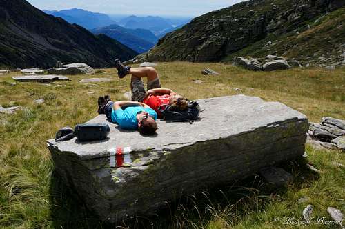 Taking a rest in the ruscada valley