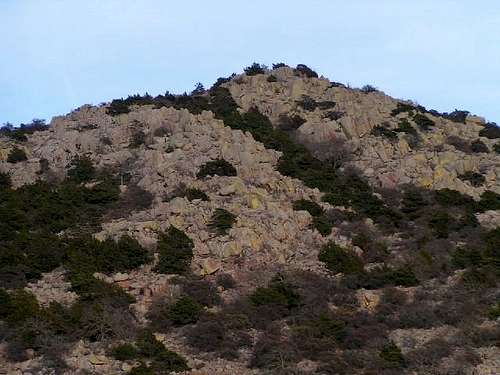Gordon Peak from the west on...