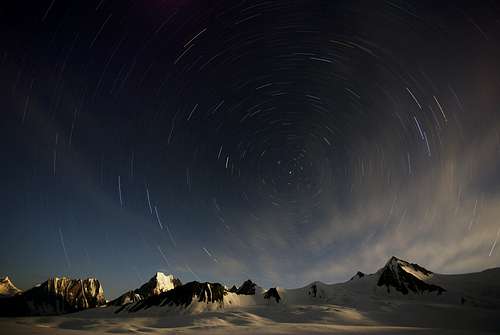 SnowLake - NightLongExposureShot