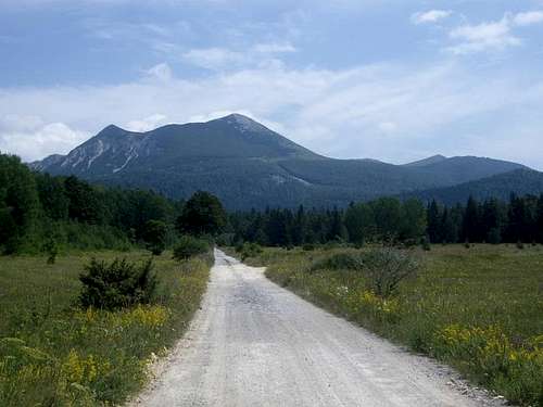 Road from Ticevo reaches the...