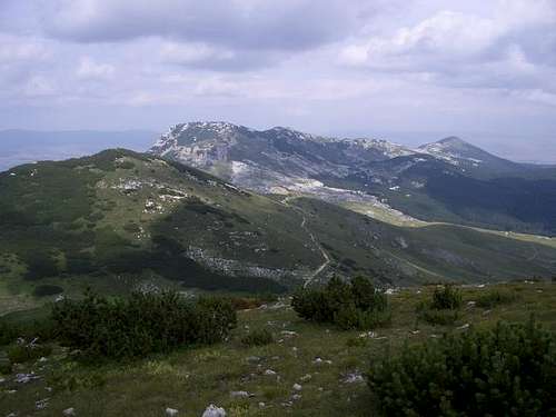 View from the main Šator...