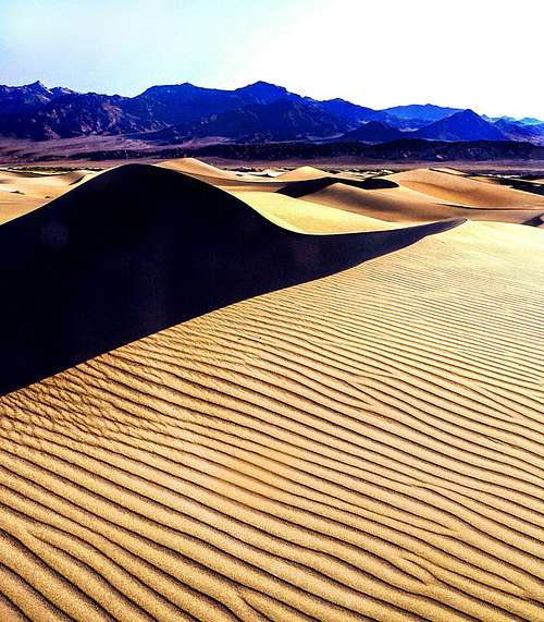 Mesquite Dunes and Grapevine Mountains