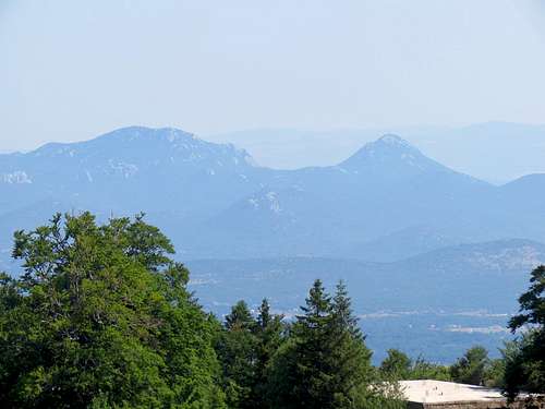 View to continental side of Velebit