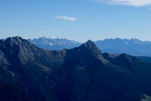 View to Dolomites