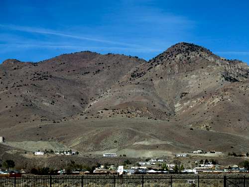 Mount Grosh and Rose Peak from US 50
