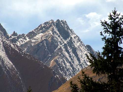 Tête d'Arpy Mont Berrio Blanc from Northeast 2015
