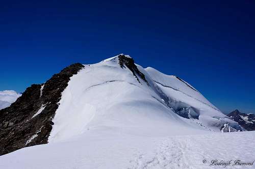 Castor (4220m, SE-Face) as seen from Felikhorn