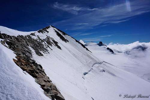 Il Naso as seen from the summit ridge