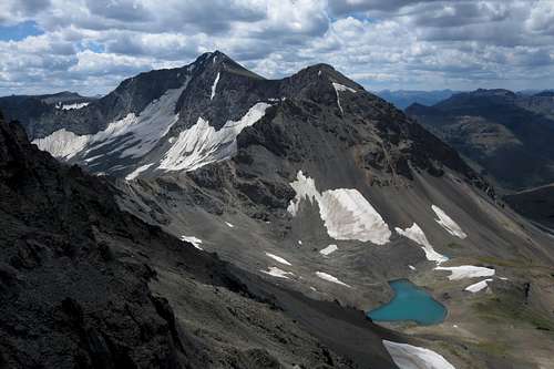 Sunlight Peak and an Unnamed Lake