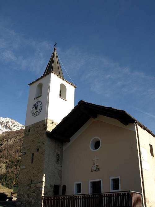 Tour above Roisan & Aosta Blavy ancient Chapel 2015
