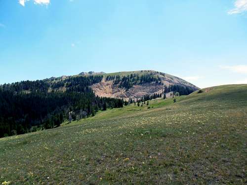 Descent ridge north of Sawtooth