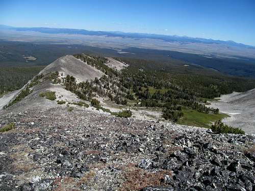 view of the kelly creek drainage
