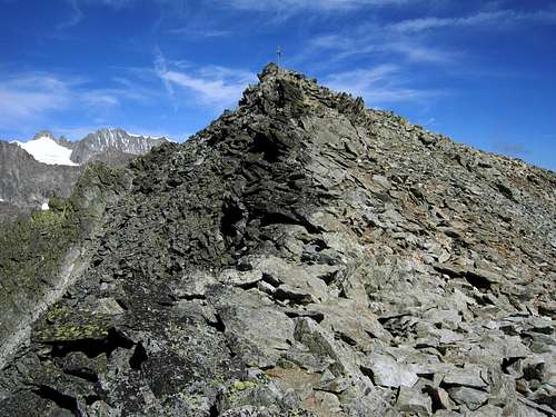 Wiwannihorn descent ridge