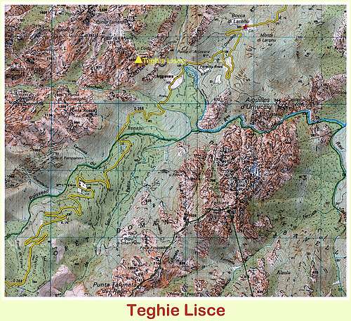 Teghie Lisce map