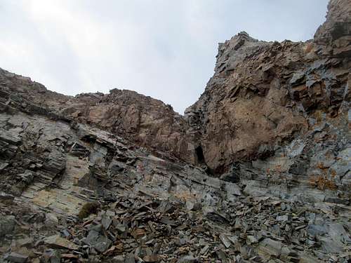 looking back up a chimney