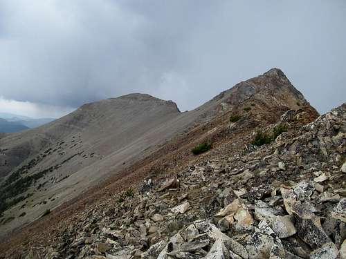 storms over west peak