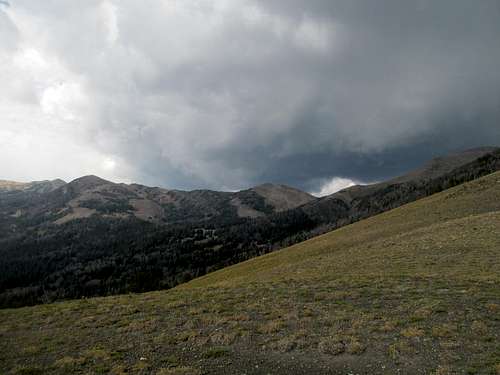 Storm clouds over Electric Peak