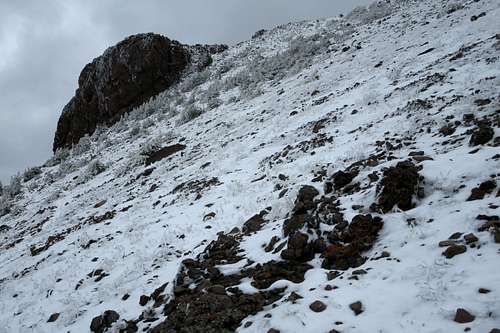 Nearing the Summit Ridge