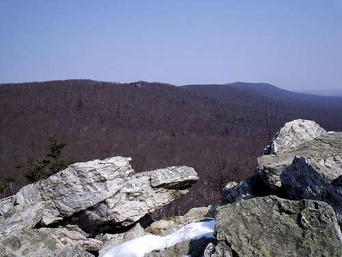 Looking at East Rocks from...