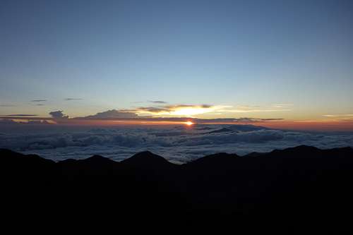 Sunrise from Cerro Chirripo