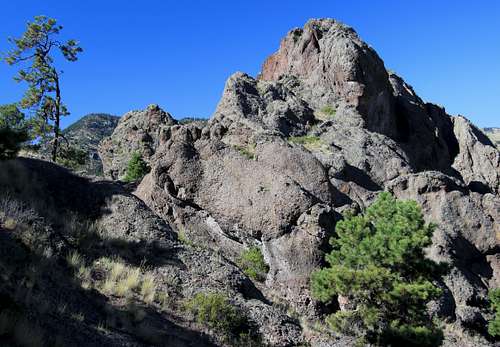 Outcrop near the Northern End