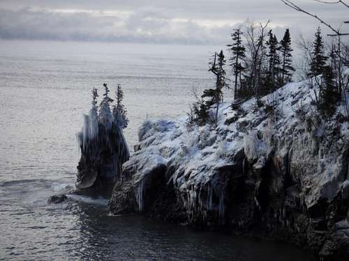 Icy Point in Lake Superior