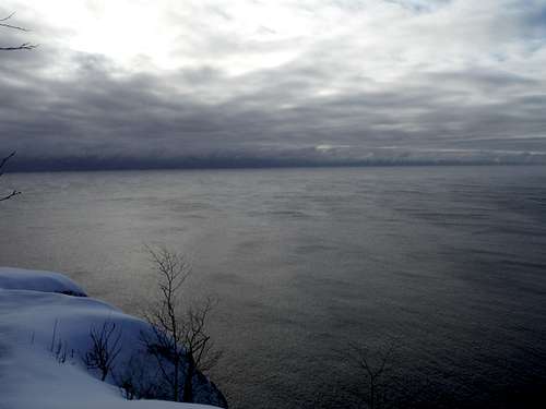 View South into Lake Superior