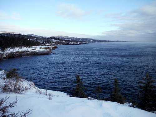 View of Lake Superior East from Shovel Point
