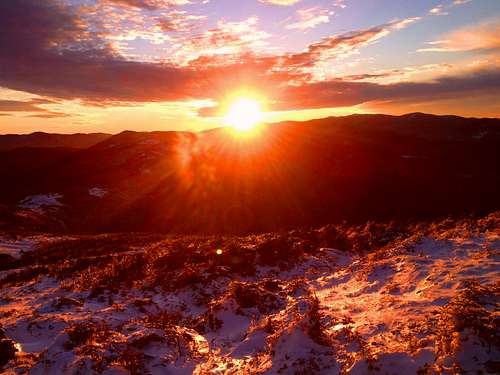 Sunset from Mt. Eisenhower