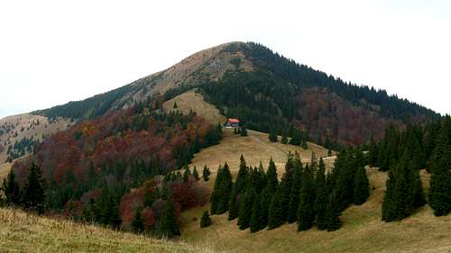 Hut under Borišov summit