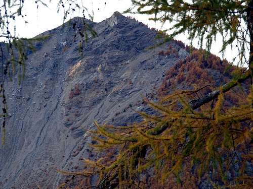 Lanslide 1564 from Becca France above Thora 2015