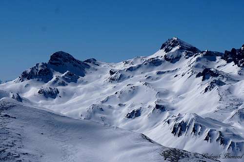 Breite Krone (3079m) and Krone (3187m)