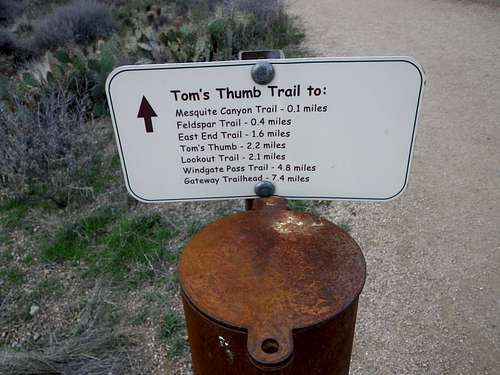 Tom's Thumb Trail