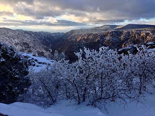 Winter in the Black Canyon